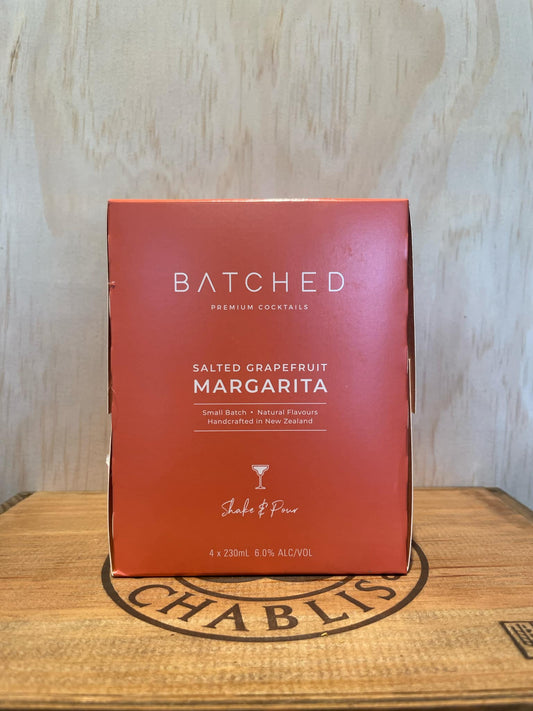 Batched Salted Grapefruit Margarita 4x230ml can