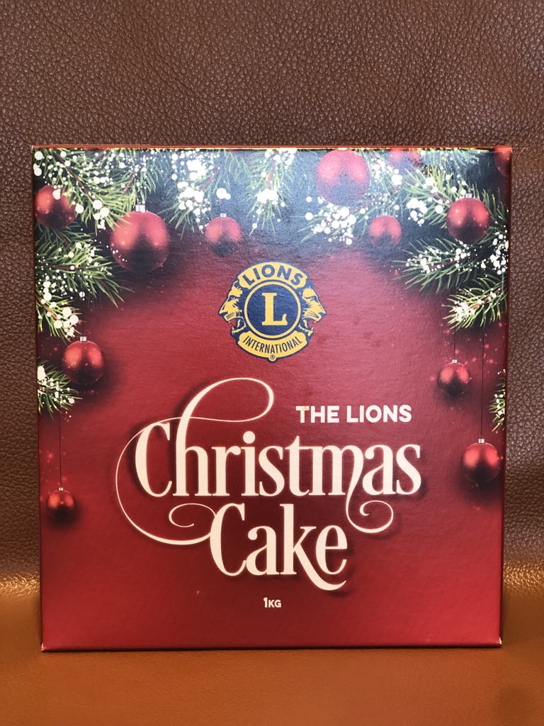 Lions Christmas Cake 1kg