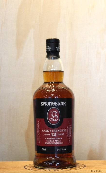 Springbank 12YO Cask Strength Single Malt Whisky 700ml