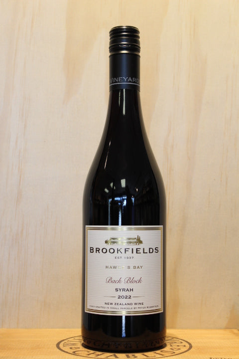 Brookfields Back Block Syrah 2022