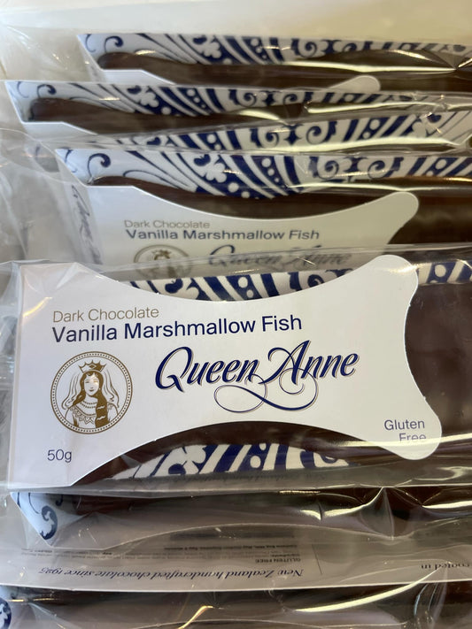 Queen Anne Vanilla Marshmallow Fish 50gm