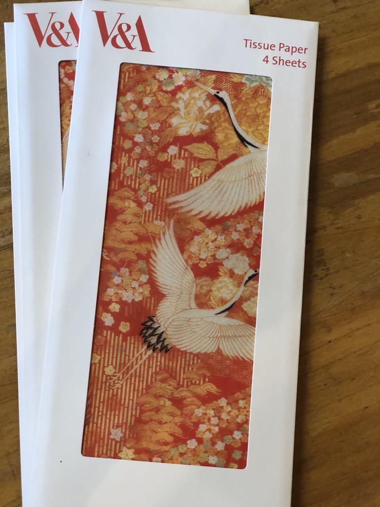 Kimono Cranes Tissue Paper 4 Sheets