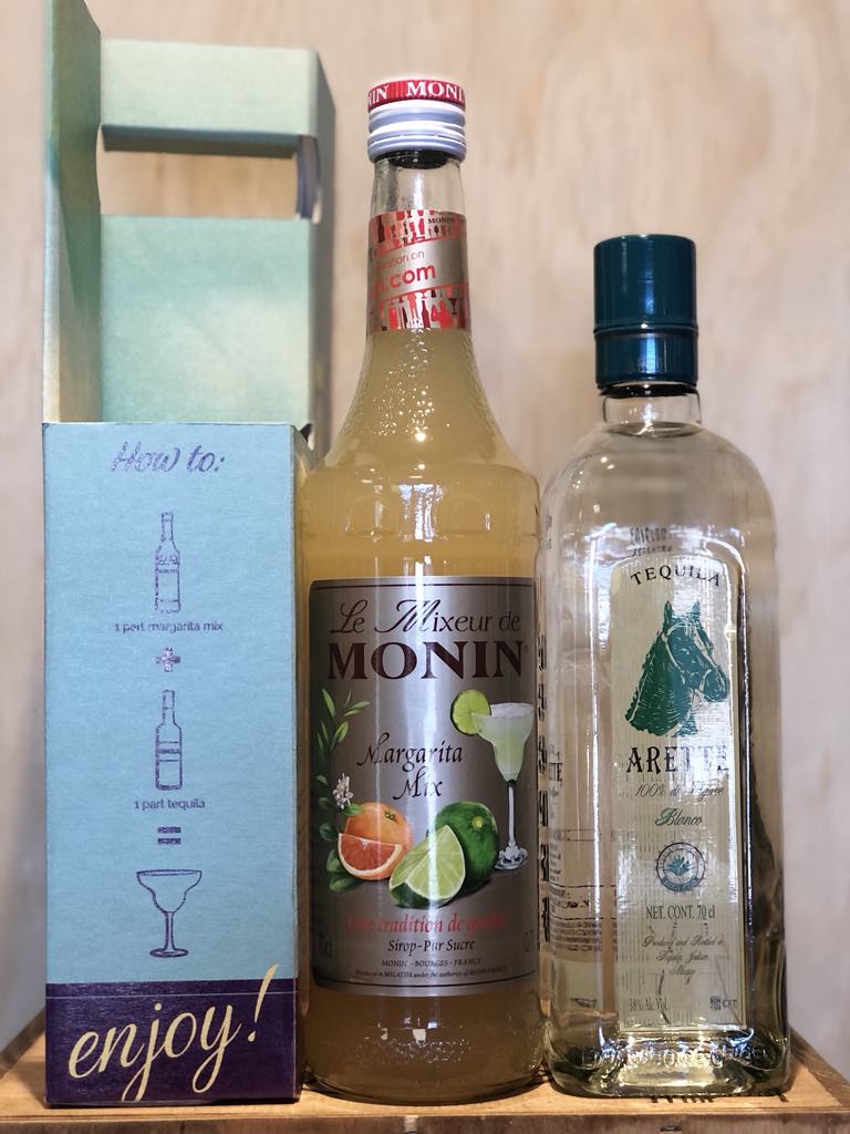 Margarita Pack Arette Tequila 700ml & Monin Margarita Mix 700ml