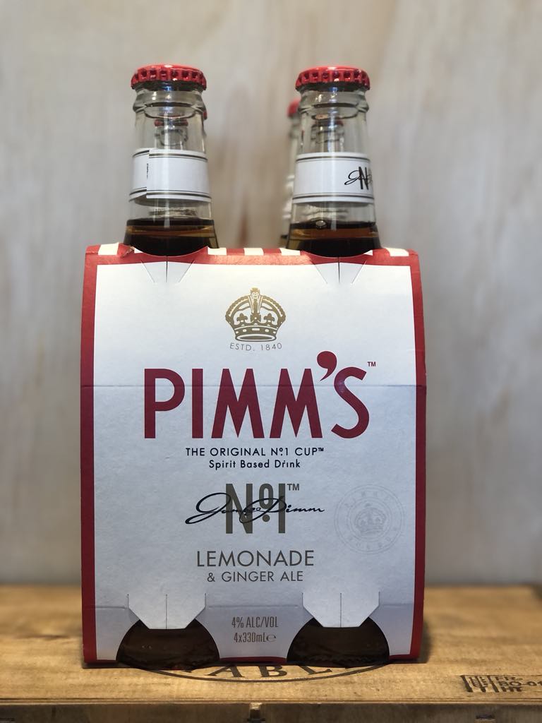 Pimms Lemonade & Gingerale 4x330ml